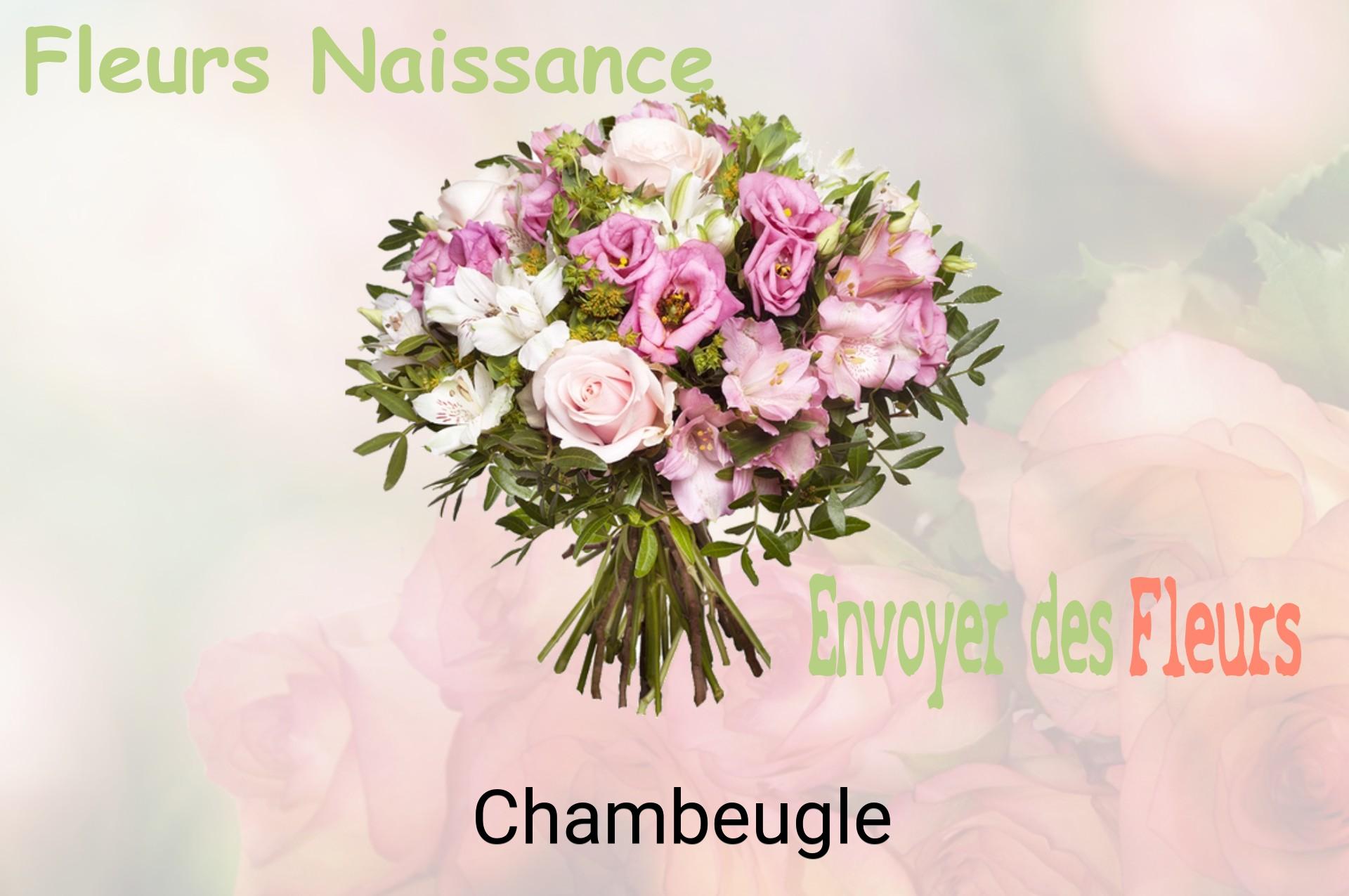 Bouquet de fleurs de naissance livré à Chambeugle